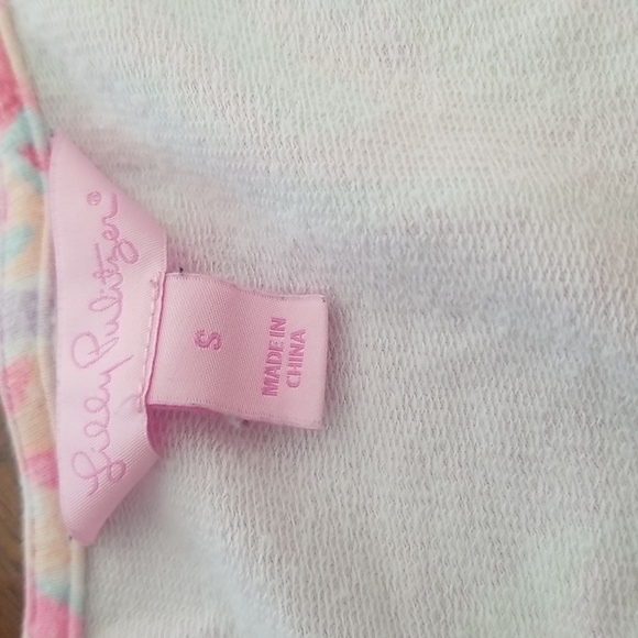 Lilly Pulitzer Flamingo Pink Tropical Multi Color Cuffed Sleeve Dress - Picture 6 of 7